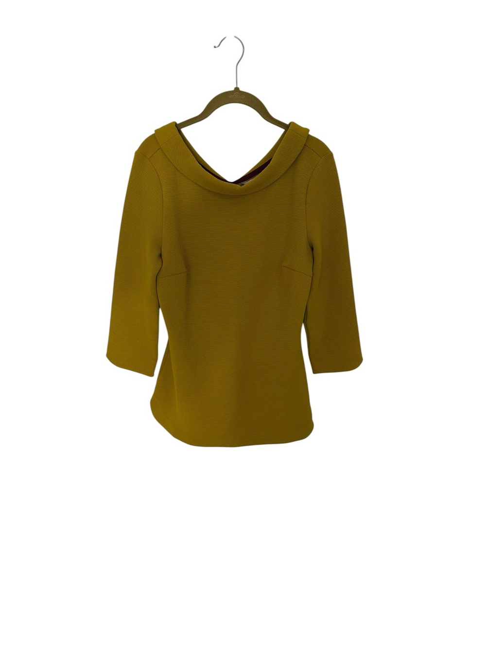 Boden Sarah NWT Women's Mustard Yellow Boatneck Sweater 4 - Picture 5 of 5